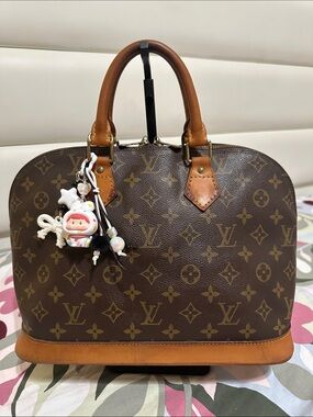 Louis Vuitton Brown Monogram Alma Satchel